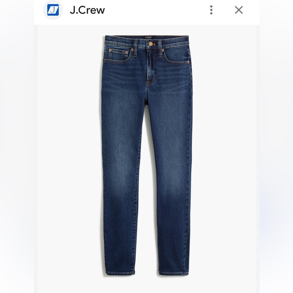 J. Crew Women's Dark Blue Skinny Jeans